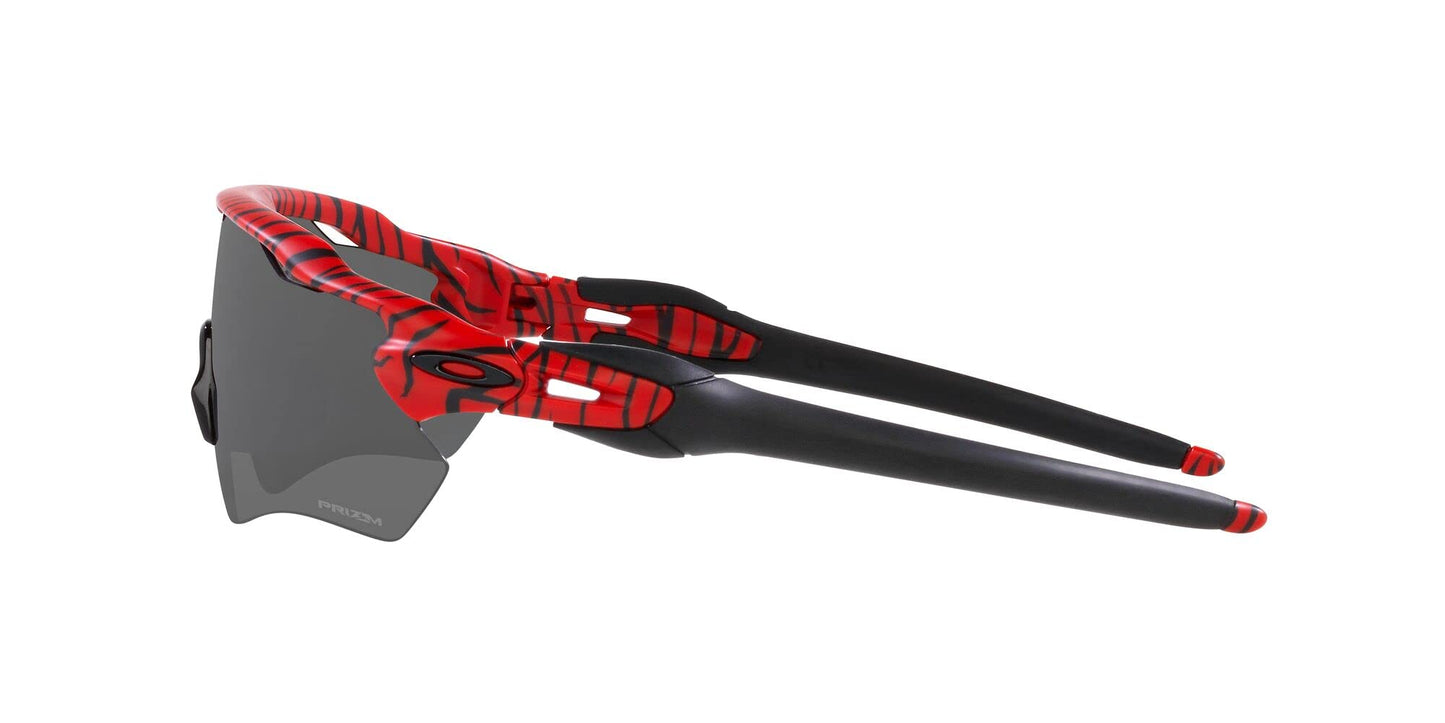 Oakley Men's OO9208 Radar EV Path Rectangular Sunglasses, Red Tiger/Prizm Black, 38 mm