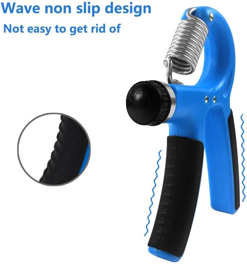Hand Grips Strengthener, Adjustable Resistance 22-88 Lbs, Hand Exerciser Strength Trainer Hand-muscle Developer , Build Hand Finger Wrist and Forearm Strength Easily