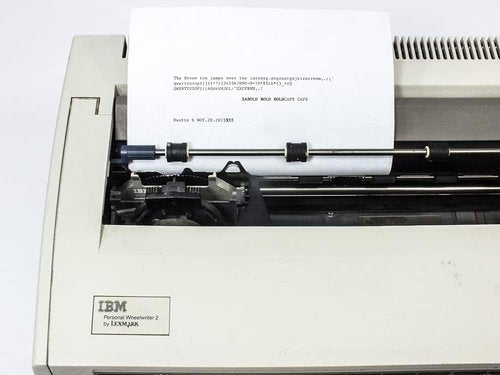 IBM / Lexmark 6781 TYPEWRITER WHEELWRITER 1000