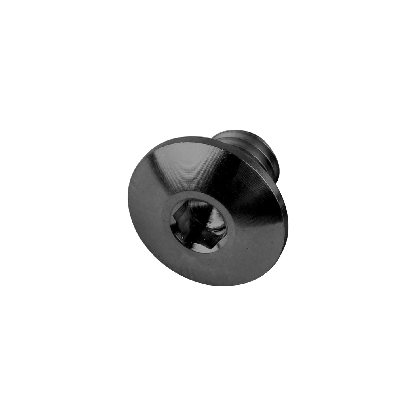 Wanyifa Titanium Ti M5 Bolt for Brake Handle Oil Cap Screws Accessory Pack of 4 (Black)