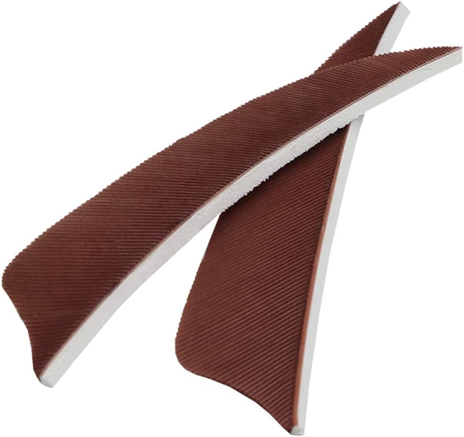 Letszhu Archery Arrows Feather Fletching 4 Inch Real Turkey Vanes for Hunting Target Shooting (25 Pack)