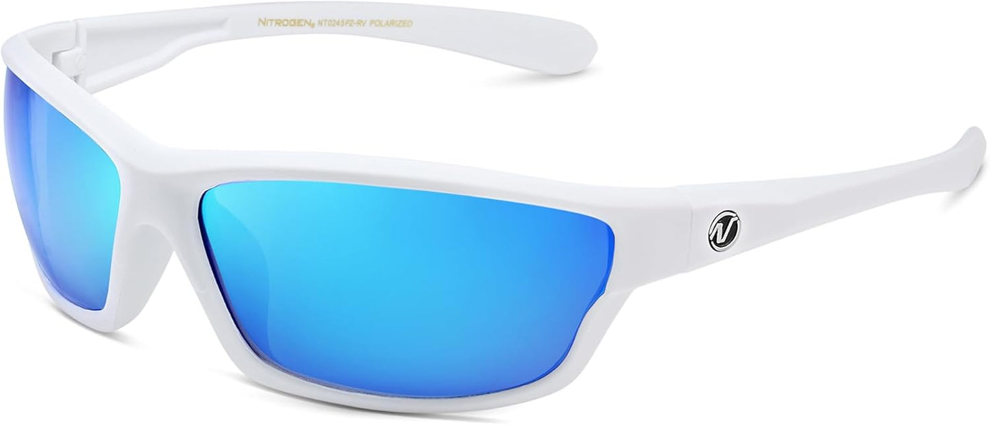 Nitrogen Polarized Wrap Around Sport Sunglasses for Men Women UV400 Driving Fishing Running Sun Glasses