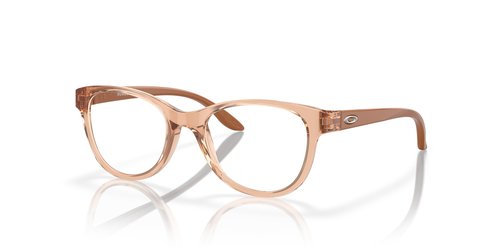 Oakley Youth OY8022 Humbly Round Sunglasses, Polished Transparent Sepia/Demo Lens, 44 mm