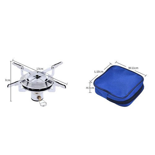 BIUMALL Windproof Camping Gas Stove Portable Foldable Backpack Electronic Stove Head Outdoor Cooking Picnic HikingMountaineering Camping