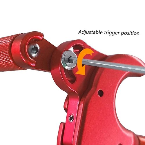 JIANZD Bow Release for Compound Bow, Archery Release 360° Rotatable Thumb Release for Compound Bow