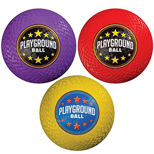 Franklin Sports Kids Playground Balls - Rubber Kickballs + Playground Balls For Kids - Great for Dodgeball, Kickball, 4 Square + Schoolyard Games - 8.5¡± Diameter