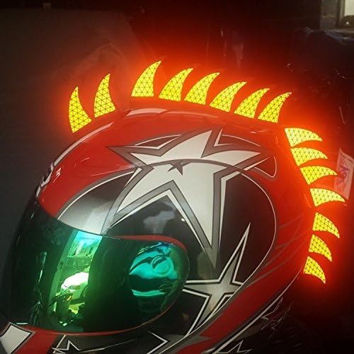 customTAYLOR33 Engineering Grade Reflective Warhawk/Mohawk Decals (Rubber Warhawk & Helmet not Included) Many Colors (Black)