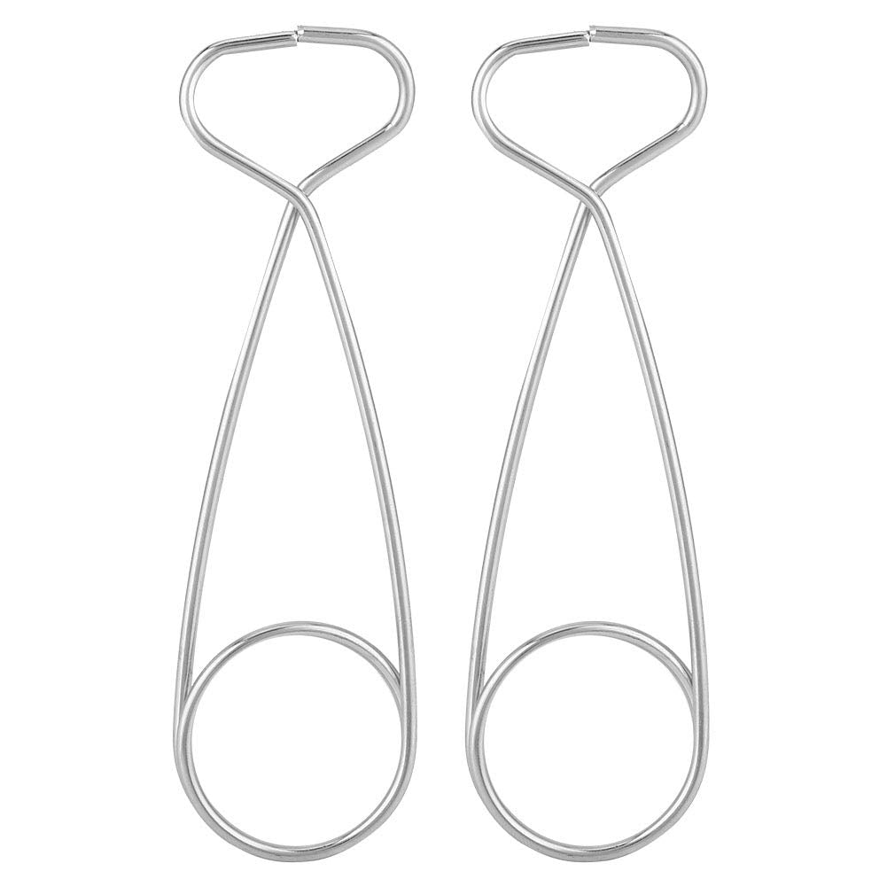 2Pcs Stainless Steel Fish Mouth Spreaders, Water Bottle Hanger Hook Rack, for Saltwater Fishing, Camping, Outdoor