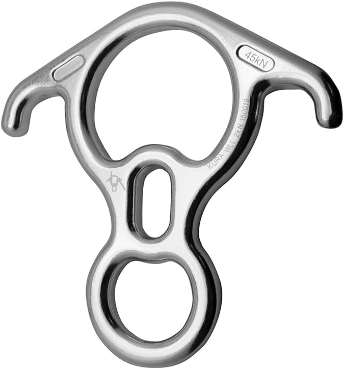 Rescue Descender, Kura Steel, Silver