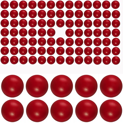 Self Defense Balls 0.68 Cal Neon Red 100 Pack for Tactical Self-Protection