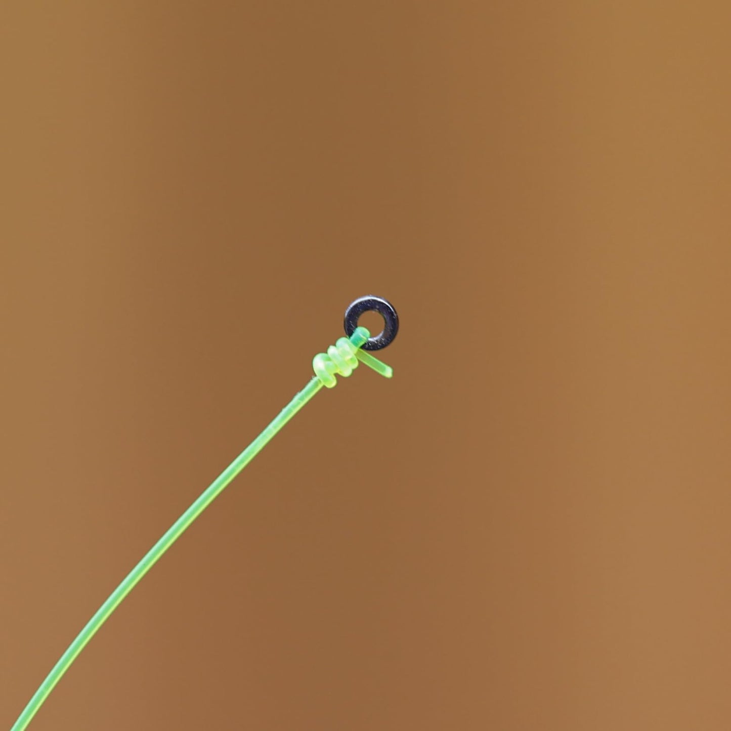The Fly Crate Euro Nymph Leader | 21 Feet Mono-Rig with 2mm Tippet Ring | Adjustable Red and Chartreuse Indicator Tippet | Handmade in The USA | Technical European Nymphing Fly Leader 1 Pack (Thin)