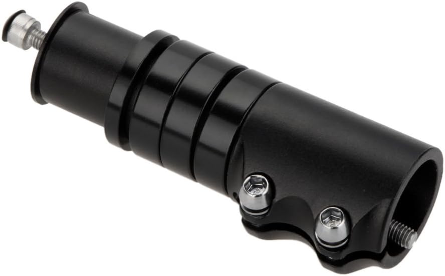 WAKE Bike Stem Riser Bike Fork Stem Extender Bicycle Handlebar Raiser Head Up Adapter Suitable for Mountain Bike, Road Bike, MTB, BMX, Fixie (Aluminium Alloy, Adjustable)