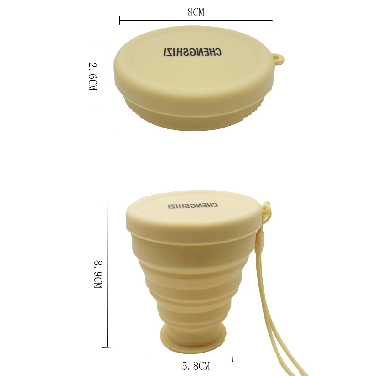 3 pcs Collapsible water bag and Cups for Camping, Hiking, Travel, Fishing Party - Portable Reusable Folding Food Grade water Cups and bag