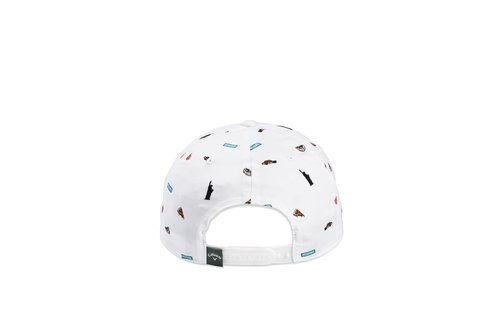 Callaway Golf Standard Headwear, White/Black/Yellow