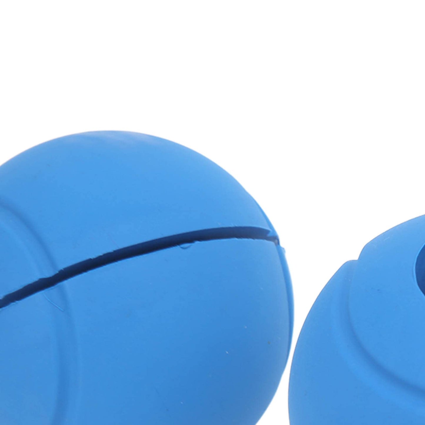 Dilwe Barbell Grips, 1 Pair of Barbell Dumbbell Curved Grip Round Spherical Silicone Non Slip Thickened Grip for Massive Arm and Muscle Building (Blue)