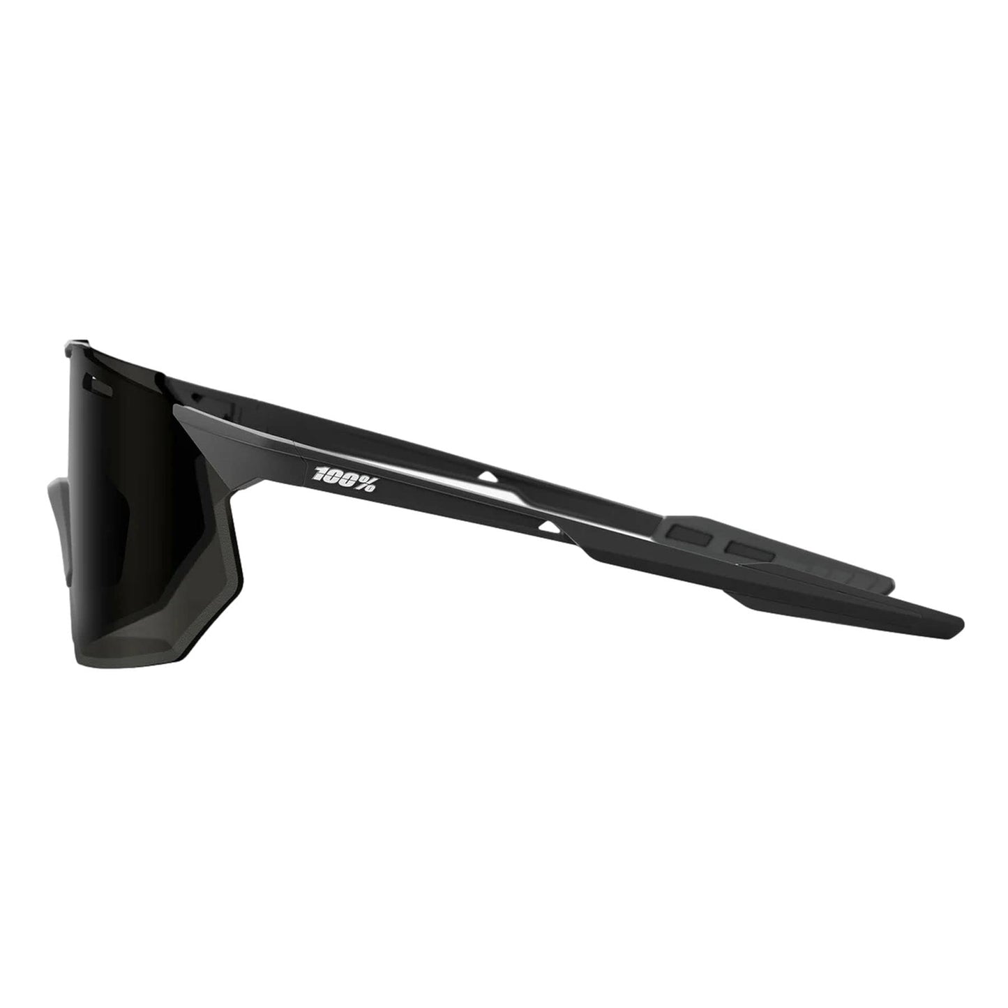 100% Hypercraft SQ Sunglasses - Matte Black with Smoke Lens
