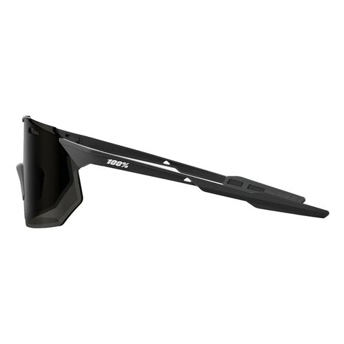 100% Hypercraft SQ Sunglasses - Matte Black with Smoke Lens