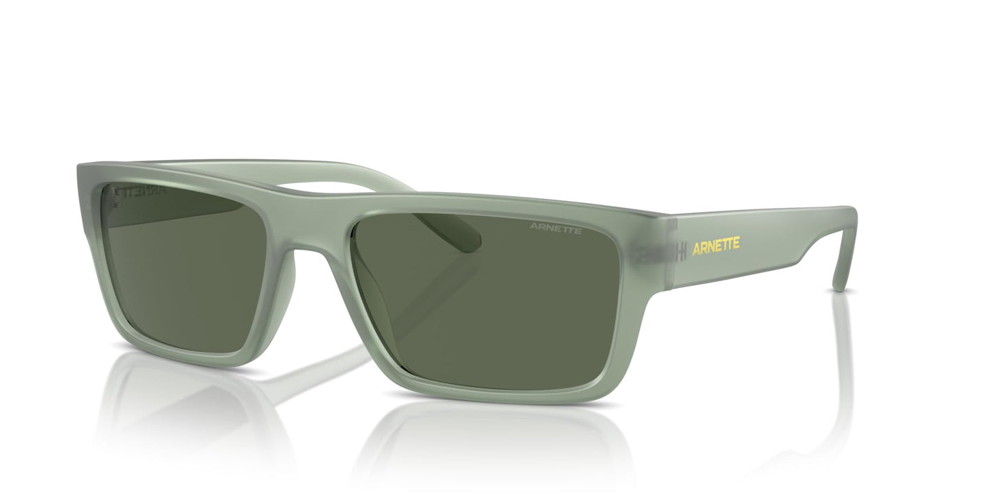 ARNETTE Sunglasses AN 4338 293971 Frosted Sage/Dark Green Policarbonate Standa