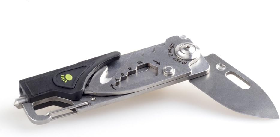 Sanrenmu 6050 LUF-PH-T4 Pocket EDC Folding Camping Knife Multi Toolkit Screwdriver Belt Cutting LED Bottle Opener Glass Breaker