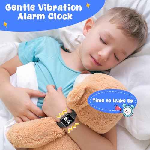 Kids Digital Watches for Boys Girls, Sports Watch with Fitness Tracker, Pedometer, Alarm Clocks, Stopwatch, No App Needed Waterproof Kids Watch, Gift for Teens Student Girls Boys Ages 5-14