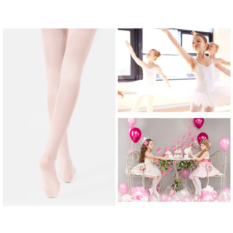 Stelle Girls Ballet Dance Students School Footed Tight (Toddler/Little Kid/Big Kid)(2BP,4-6Years)