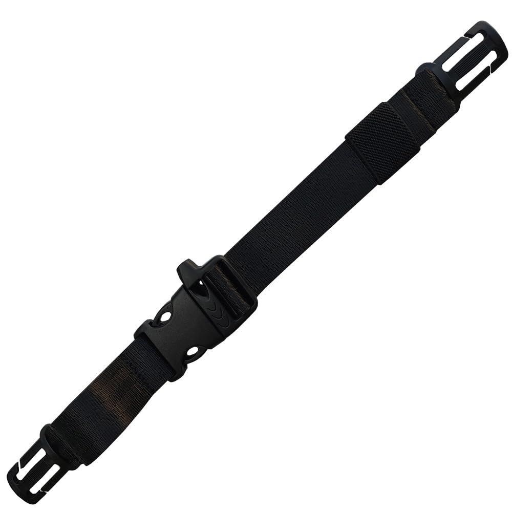 HDHYK Adjustable Backpack Chest Strap Nylon 1 Inch Webbing,Sternum Straps for Backpack(Black)