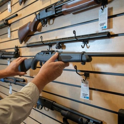10 Pack Slat Wall Gun Cradles - Durable Gun Storage Solutions for Organized Spaces