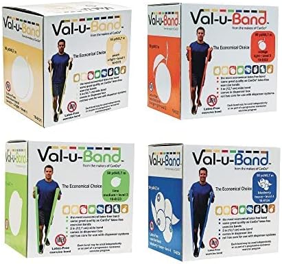 Val-U-Band Latex Free Exercise Band, Lime