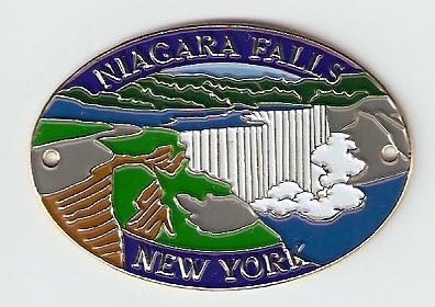 Niagara Falls Hiking Stick Medallion | Durable Outdoor Gear for Adventurers