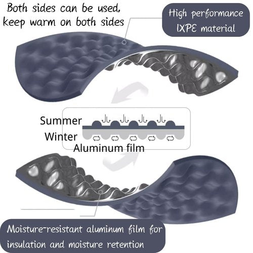 Naturehike Sleeping Folding Pad, Ultra-Long 78.74" Foam Camping Pads for Hiking, Ultralight Foam Mattress Camping, Waterproof Soft Mat for Adults, Outdoor Backpacking, Includes Storage Bag (Blue)