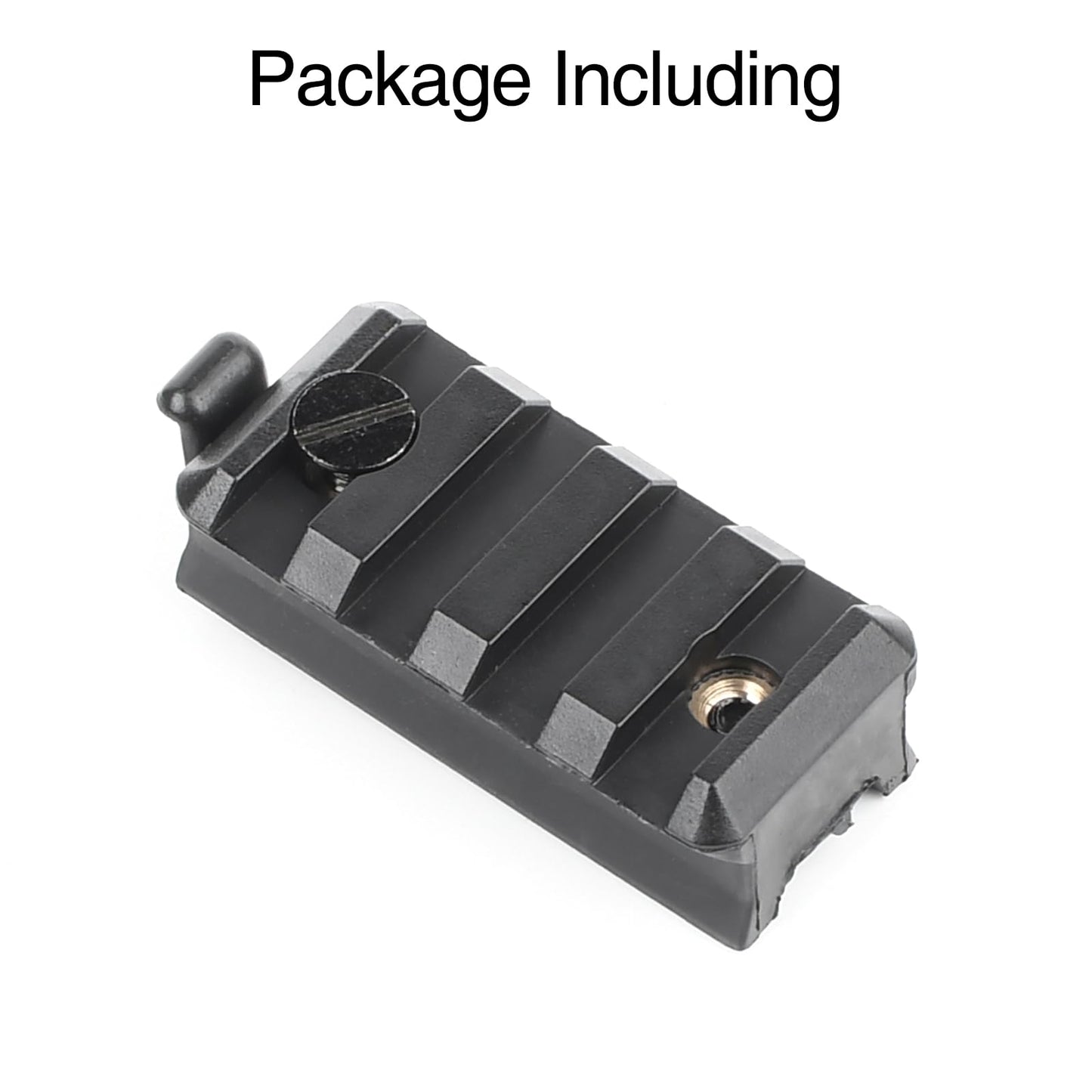 NECARL Tactical Helmet Flashlight Mount, Plastic Tactical Helmet Rail Slider Mount for Fast Helmet, Compatible with M300 M600 Series Flashlight Scout Light Weapon Light