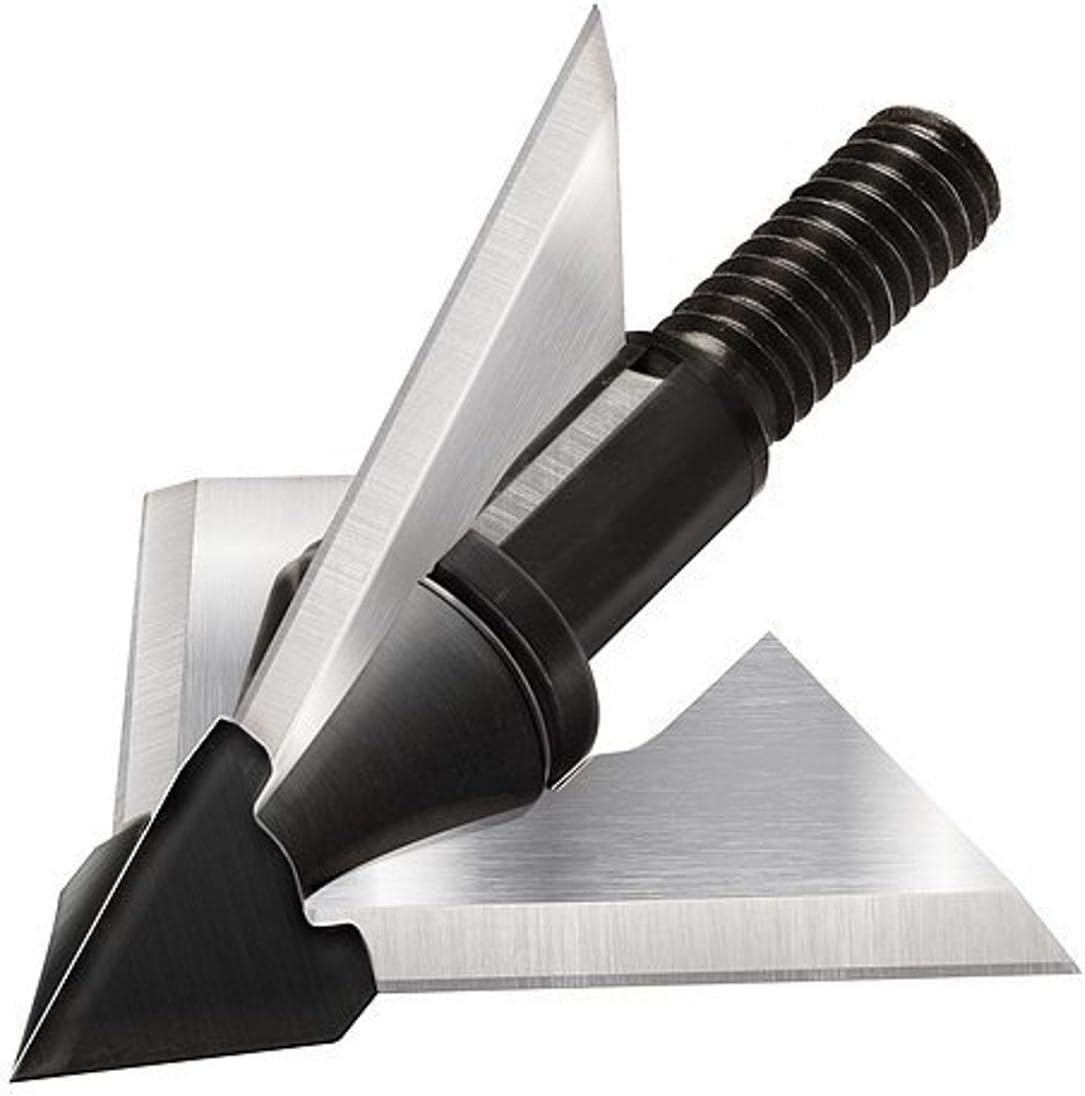 QAD Exodus Full Blade Broadheads - 3 Pack for Precision Crossbow Hunting