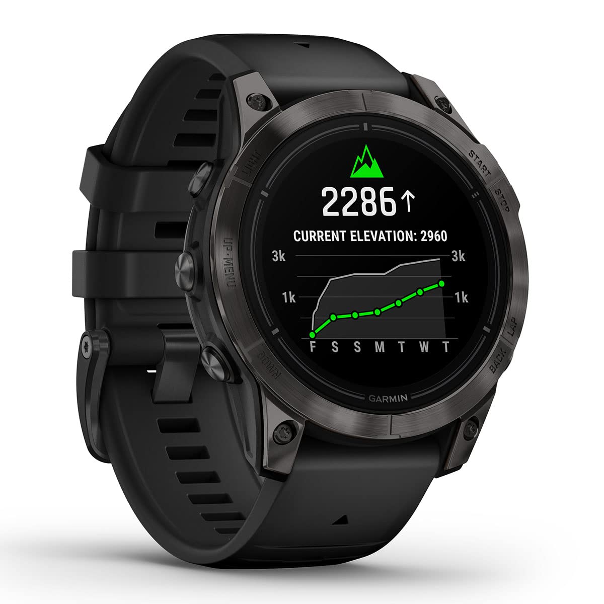 PlayBetter Garmin epix Pro (Gen 2) Sapphire (Carbon Gray DLC/Black, 47mm) GPS Outdoor Watch Bundle - AMOLED Display & Built-in Flashlight - Includes Screen Protectors & Portable Charger