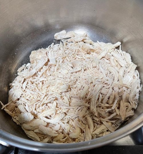 Cooked Freeze Dried Pulled Boneless Skinless Chicken Breast | 6oz Freeze-Dried makes 1.8 lbs. rehydrated | 25-year Shelf Life | Designed for Backpackers,Campers,Survivalist and Emergency Preparedness