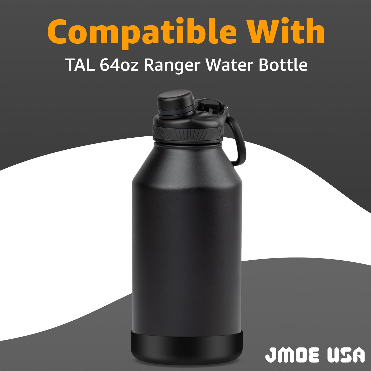 Jmoe USA Boot for Tal 64oz Water Bottle | Fits 64 oz Ranger Jug | Protects Against Dents & Scratches | Silicone Sleeve Protector for Bottom of Jug | Made of Durable BPA Free Silicone