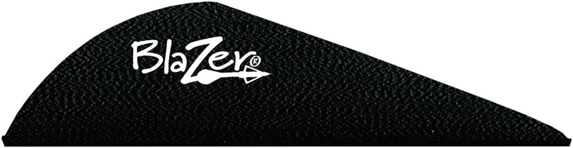 Bohning Blazer Vane (Pack of 100), Black, 2 inch