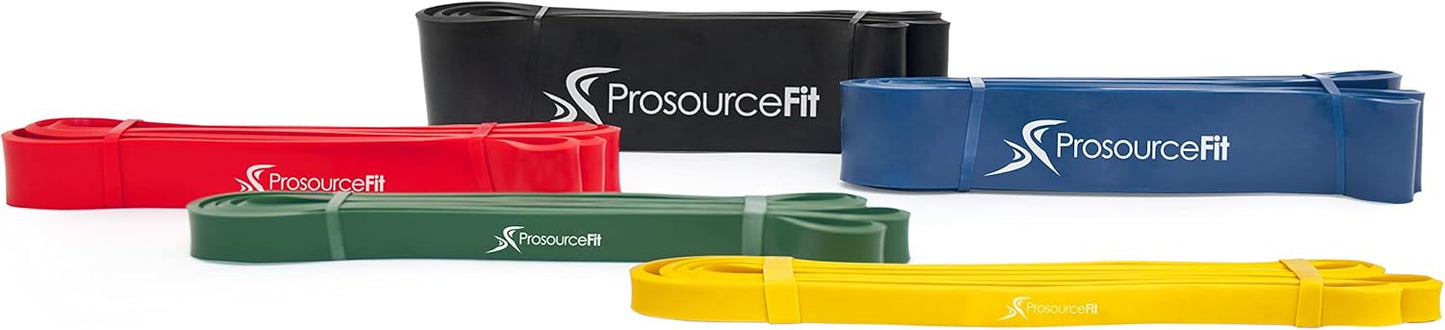 ProsourceFit Xfit Power Resistance Bands, Heavy Duty 41” Long for Cross-Training, Assisted Pull-Ups, Powerlifting, Mobility, Full Body Workouts and Stretching