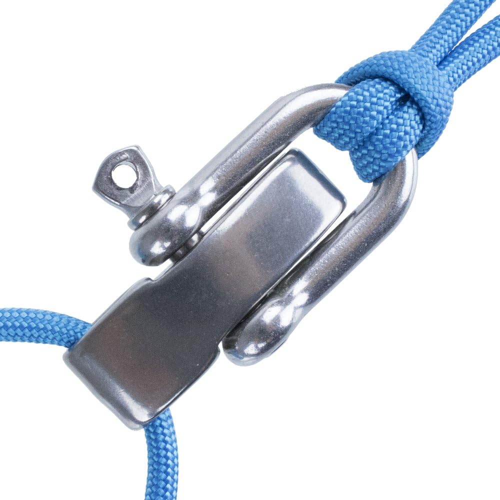 Paracord Planet Stainless Steel and Alloy B-Shackles, D-Shackles, O-Shackles, & U-Shackles for Paracord Survival Bracelets (Pack and Single Sizes)