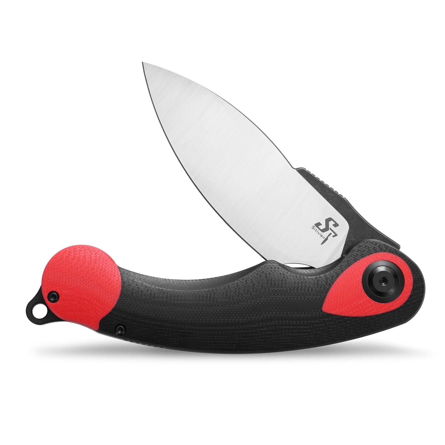 Sitivien ST157 Pocket Folding Knife,Sandvik 14C28N Steel Blade with G10 Handle,Chinese Zodiac Series EDC Tool Knifes for Outdoor Camping Hiking Survival Fishing(Red) … … …
