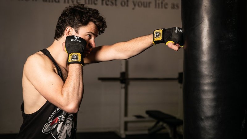 Beast Gear Boxing Wraps, Gel Boxing Hand Wraps for Men & Women, 100cm Quick Wrist Wraps Boxing - MMA, Muay Thai, Kickboxing & Martial Arts Training(X-Large)