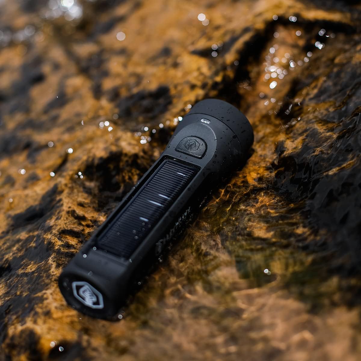 Journey 300 Solar LED Waterproof Flashlight with USB Phone Charger, Yellow