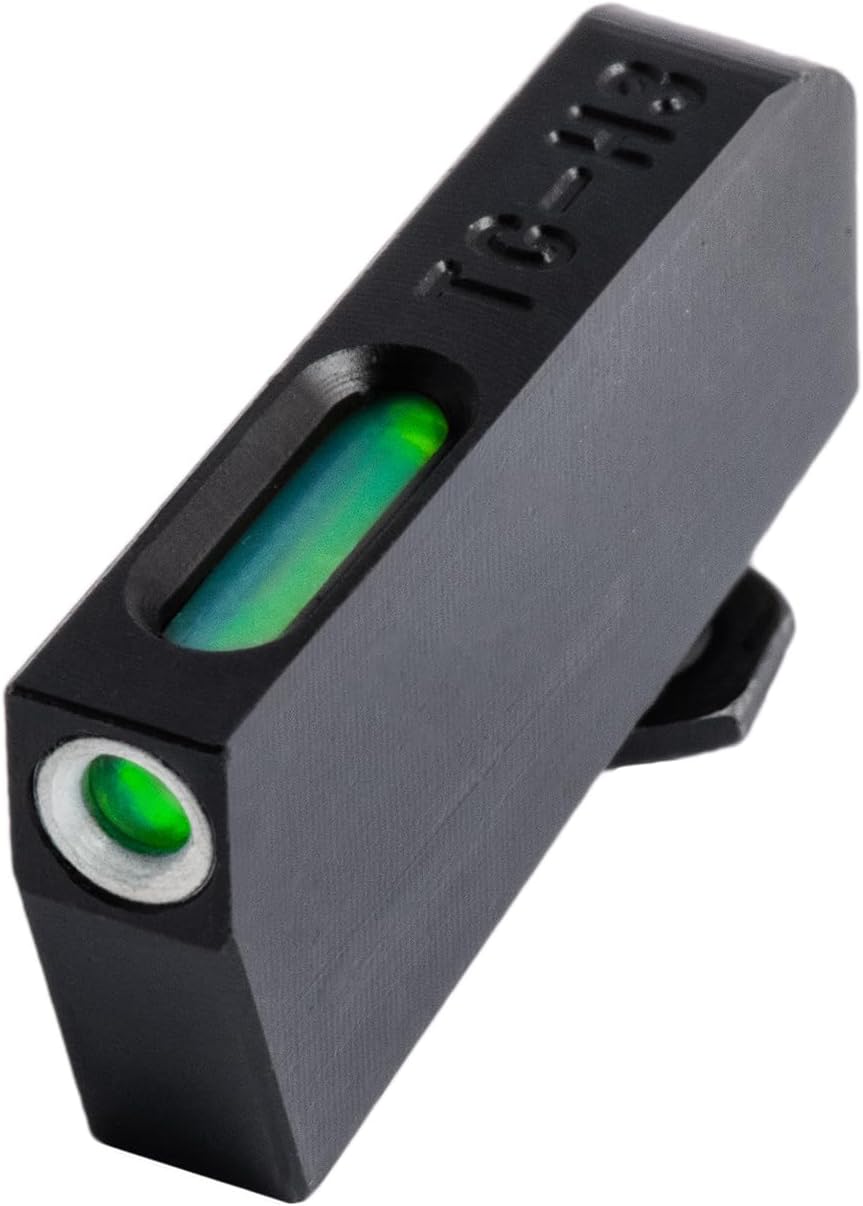 TRUGLO TFX Handgun Sight | Durable Shock-Resistant Compact Brightly Glowing Tritium & Fiber-Optic Xtreme Day/Night Sight for Handguns