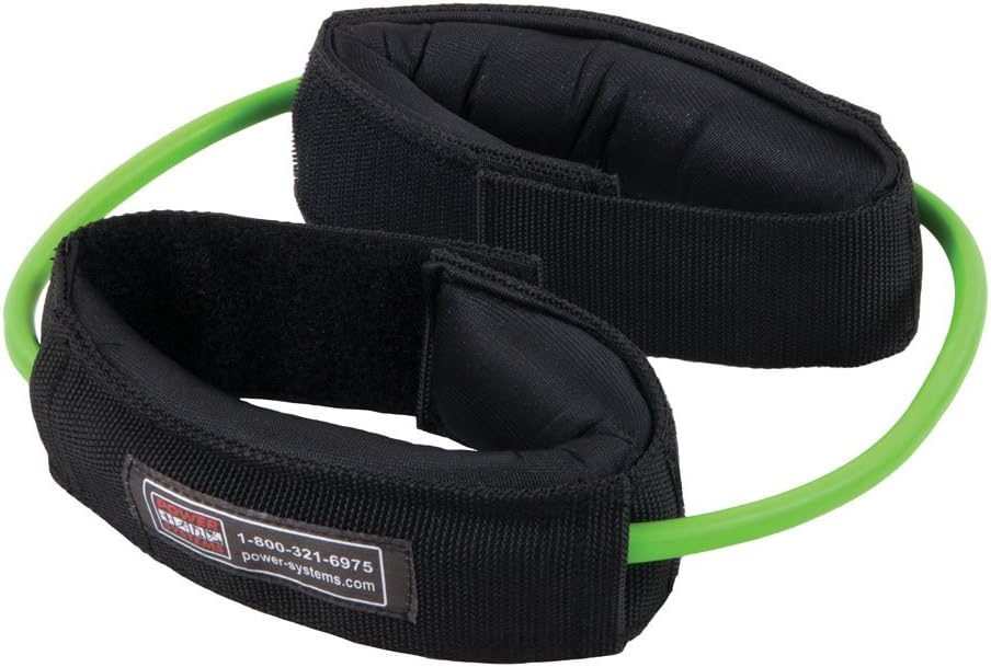 Power Systems Versa Cuff, 2 Padded Cuffs with Resistance Tubes for Wrists and Ankles