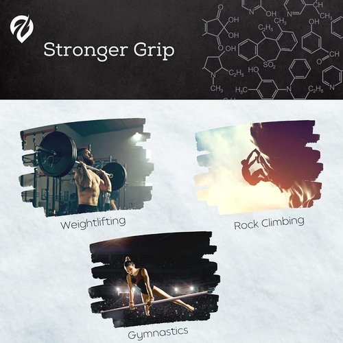 EVMT Brands Liquid Chalk, Mess Free Gym Chalk for Weightlifting, Gymnastics, Rock Climbing, Dancing. Sweat Resistant and Long Lasting for Stronger Grip. Package May Vary.