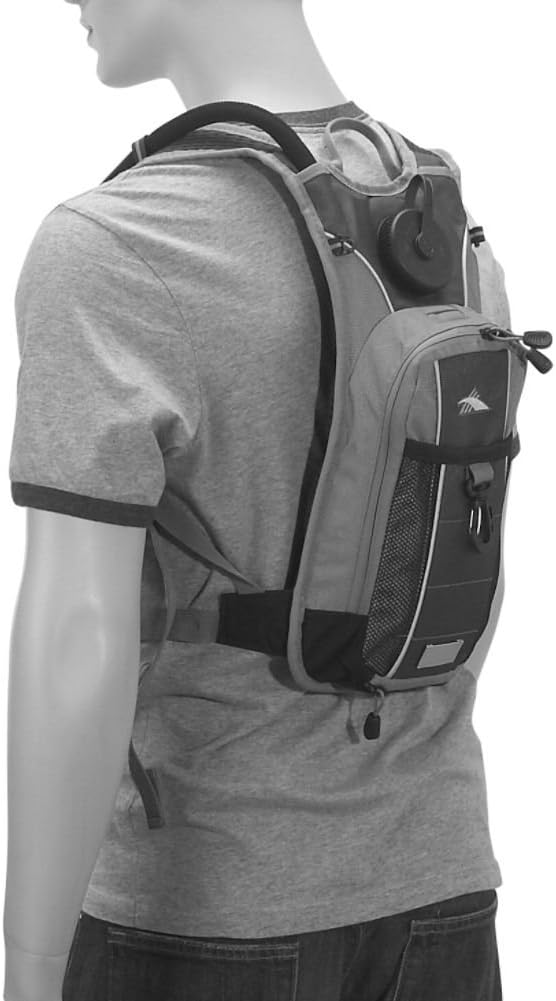 High Sierra Soaker Hydration Pack, Black, Graphite, 2L / 17.25 x 9 x 2-Inch