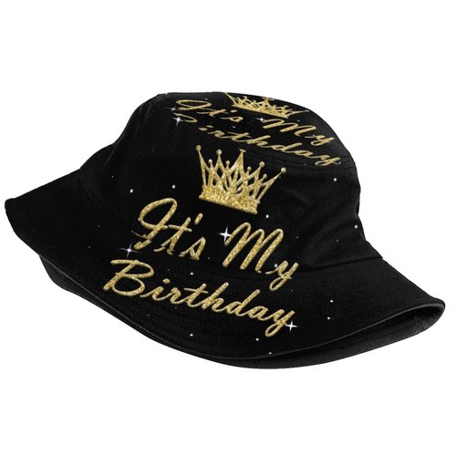 King Birthday Bucket Hat Fisherman Hat Beach Travel Sun Hat Outdoor Cap for Adults Men Women