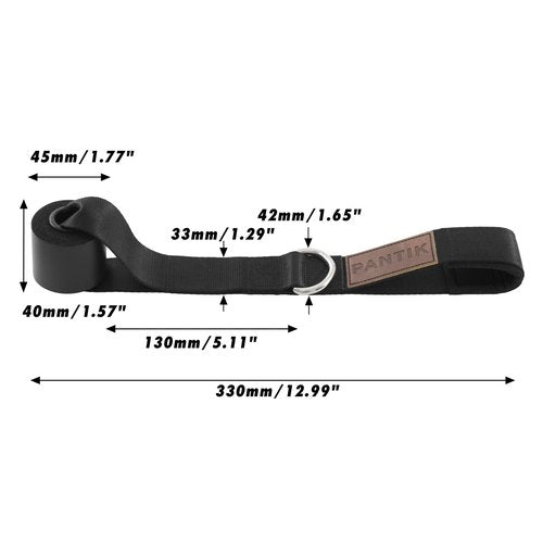 PANTIK Door Anchor for Resistance Bands Gym & Home Fitness Workout Band Heavy Duty with D Ring Solid Nylon Core Dense Foam Super Strong Nylon Webbing and Neoprene Padding