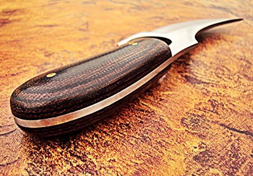 Poshland Custom Handmade Damascus Steel Knife, Bone Collector - Beautiful knife (BC-1093)