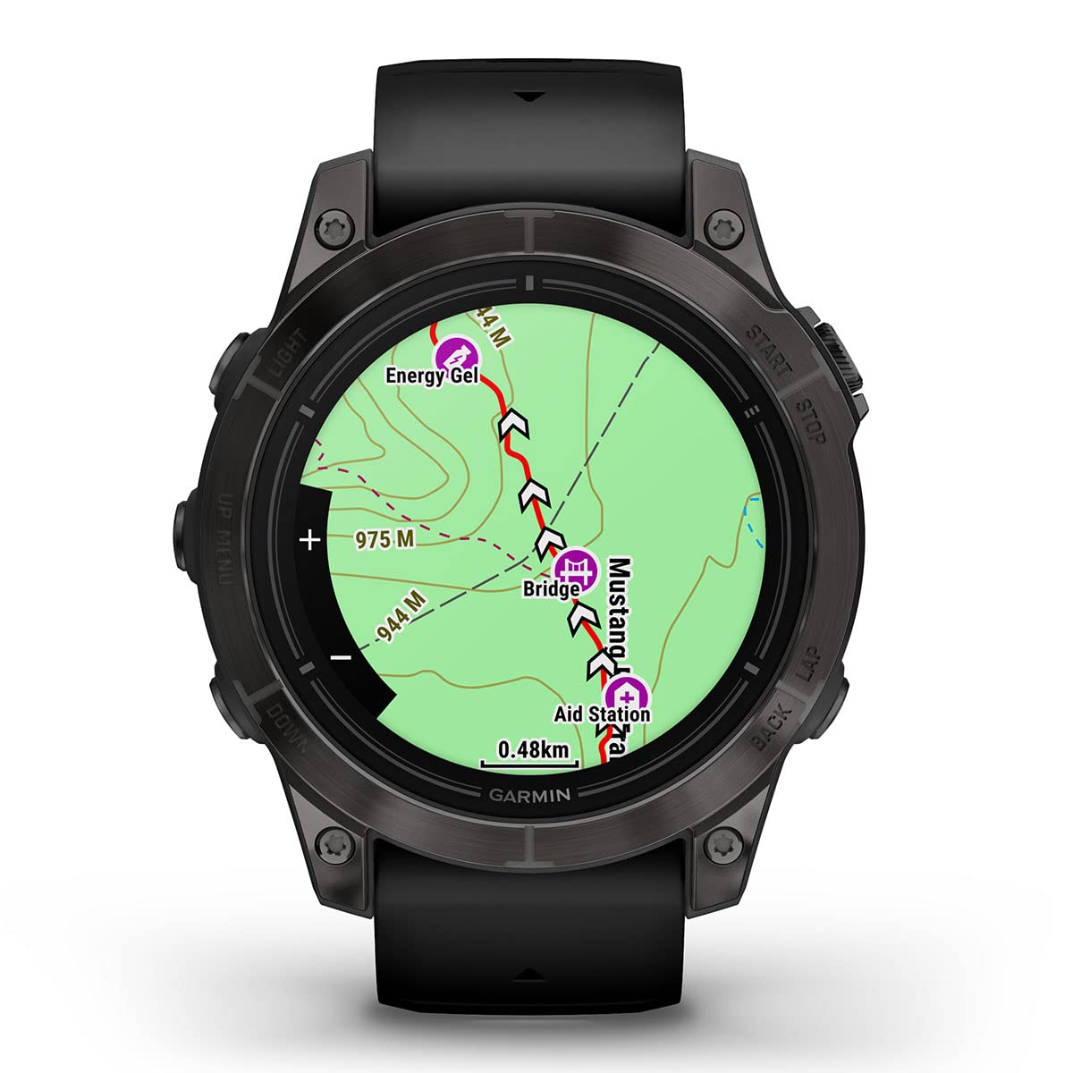 PlayBetter Garmin epix Pro (Gen 2) Sapphire (Carbon Gray DLC/Black, 47mm) GPS Outdoor Watch Bundle - AMOLED Display & Built-in Flashlight - Includes Screen Protectors & Portable Charger
