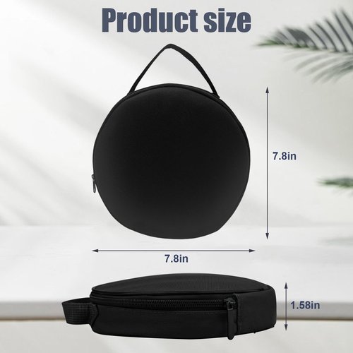 HGRTYXS Insulated Bag for Neck Cooling Tube,Cooler Bag for Neck Ice Ring,Cooler Bags Insulated Extend The Time to Keep Cool in the Heat (7.8 * 7.8 * 1.58 inch) 